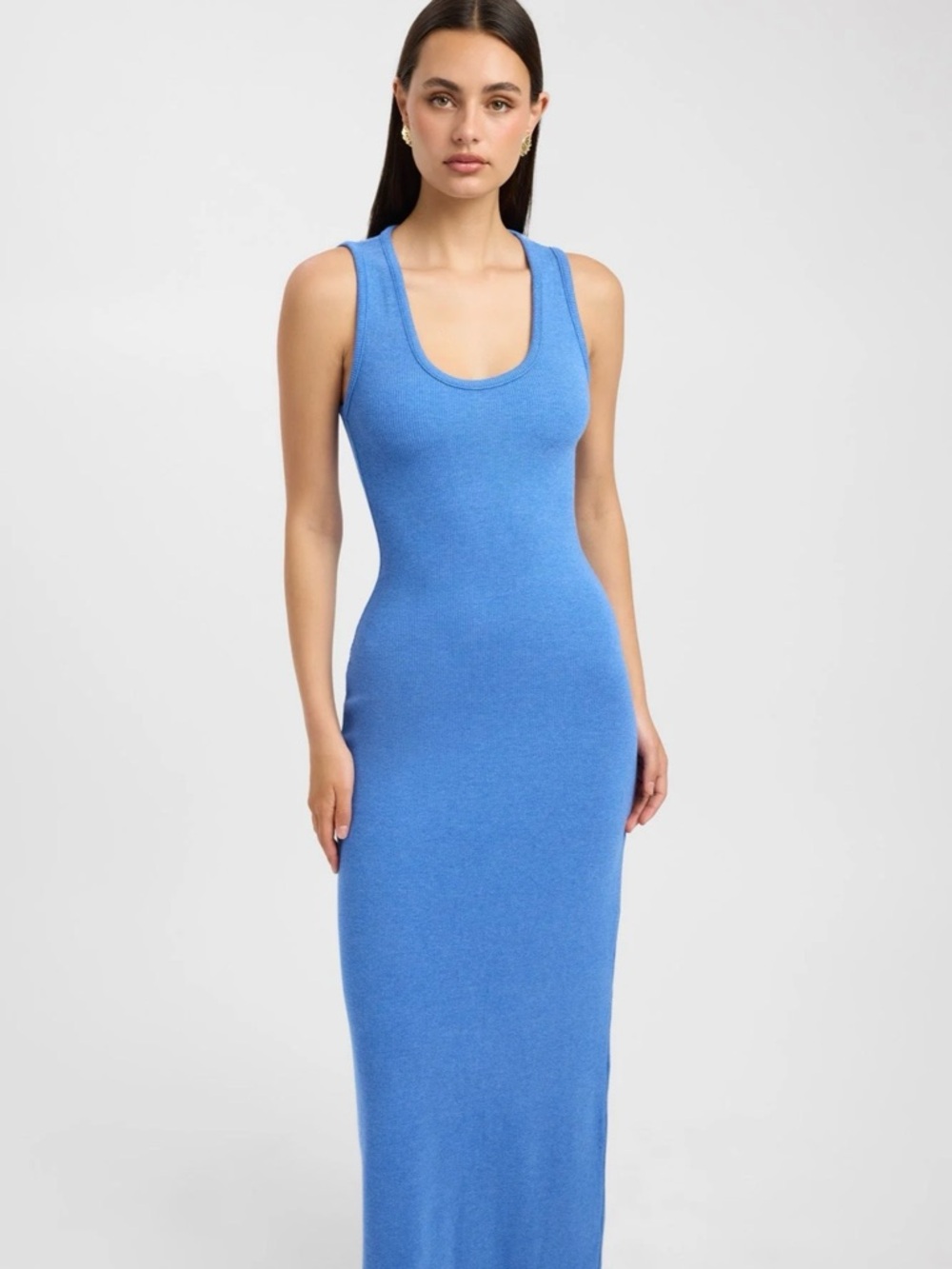 NWT Kookai Cammy Maxi Dress in Blueberry Marle - US 8/AU 12